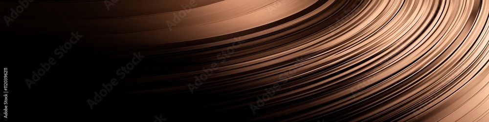 Poster abstract brown swirls creating silky wave pattern.