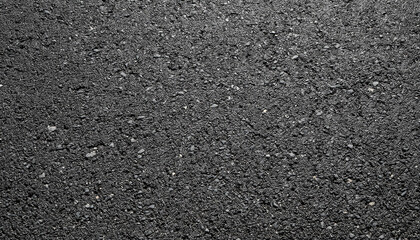 Close-Up Texture of Dark Asphalt Road Surface