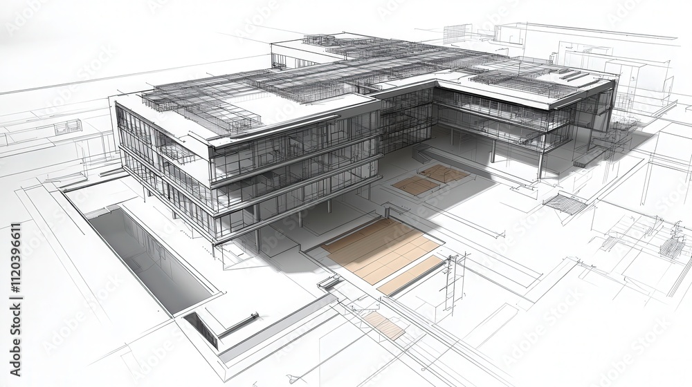 Poster the process of constructing a building involves numerous stages, from the initial design phase to th