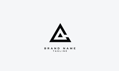 Abstract initial monogram letter alphabet logo design