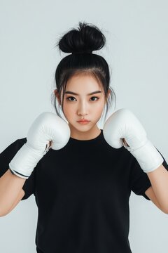 Boxeadora asi&aacute;tica, ejemplo de mujeres en el deporte, prop&oacute;sito y car&aacute;cter.