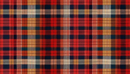 Obraz premium red and white plaid