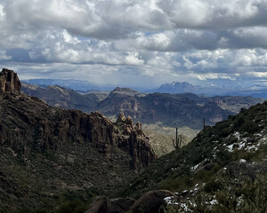 Landscape in the mountains