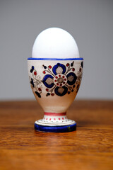 Hand-painted ceramic egg cup. Ceramics
