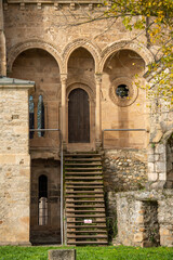 Monastery of Santa María de Carracedo, 'Mirador de la Reina' gallery of three arches, 10th...