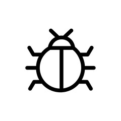 Debug icon Thin line art collection