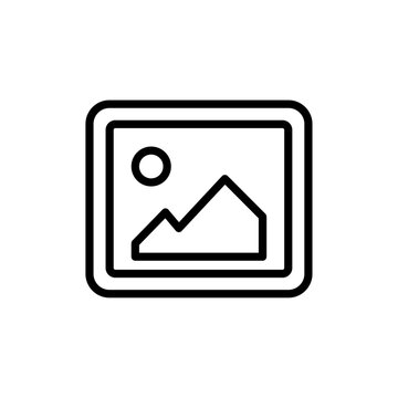 Default image icon Thin line art collection