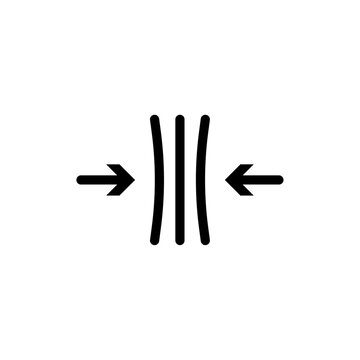 recommend clip art: Elastic icon Thin line art collection