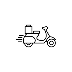 Fototapeta premium Express delivery icon Thin line art collection