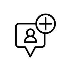 Follower icon Thin line art collection