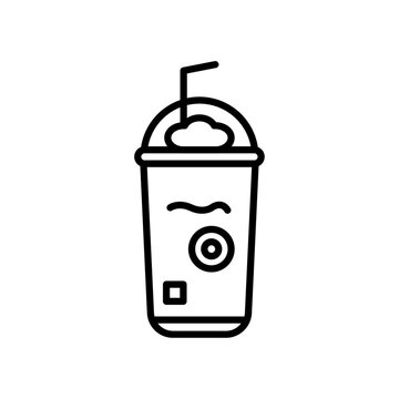 recommend clip art: Frappe icon Thin line art collection