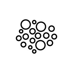 High density icon Thin line art collection