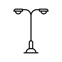 Street light icon Thin line art collection © Petsscouts