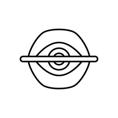 Eye Scan vector icon