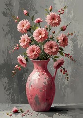 flowers in vase