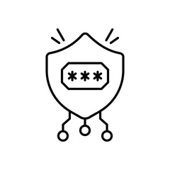 Cyber Security vector icon