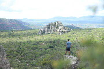 formações rochosas no vale do catimbau, pernambuco