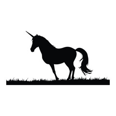 Silhouette of a Unicorn