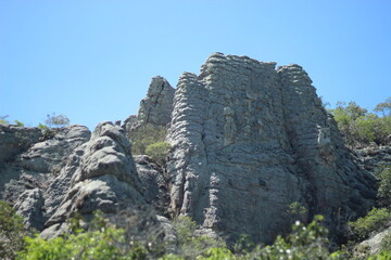 formação rochosa no vale do catimbau, pernambuco