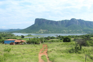 vista do inteiror da cidade de serra talhada, pernambuco