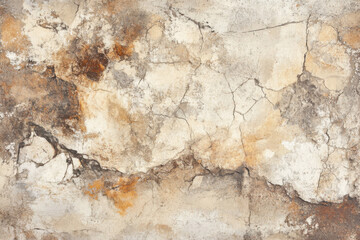 A textured background with a cracked earth effect in warm brown and beige tones. AI generated.