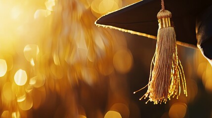 Graduation Cap Tassel: A Golden Moment of Achievement