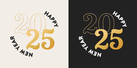 Happy New Year, New Year Background, Year 2025, 2025 Background, 2025 Vector, 2025 Graphic, New Year Vector, New Year Illustration Background