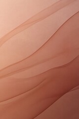 Obraz premium Flowing silk fabric abstract background. Mocha Mousse - color of the year 2025. Elegant textile for fashion, wedding design and luxury branding.