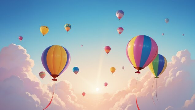 Abstract paintings of flowers sunlight clouds skies rainbow drops elegant beauty