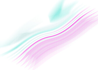 An abstract transparent iridescent color blur design element.