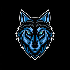 Fototapeta premium Isolated Wolf Logo