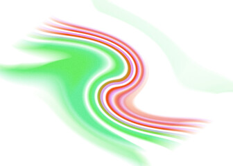 An abstract transparent iridescent color blur design element.