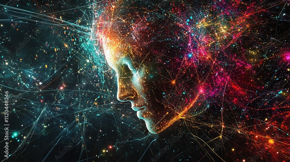 Poster abstract visualization of data and cyber networks in gigapixel quality