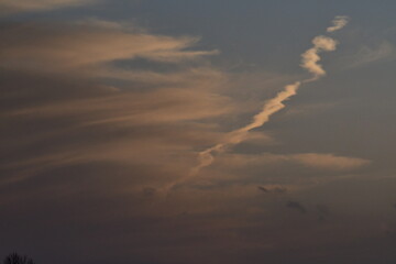 Clouds in the sky.
Bagenalstown(Muine Bheag), County Carlow, Ireland