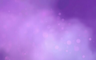 Dreamy pastel purple bokeh lights soft blurred abstract background