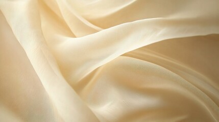 Obraz premium Soft Beige Gradient Fabric Background with Smooth Elegant Texture