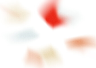 An abstract transparent iridescent color blur design element.