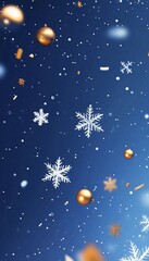 Fototapeta premium Winter Holiday cards. Christmas templates. Universal ornate floral decorative frames with copy space, Christmas Tree, reindeer, birds and greetings. Vector background.