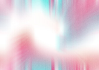 An abstract transparent iridescent color blur design element.