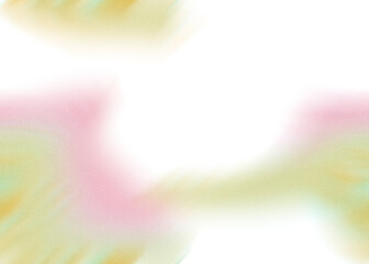 An abstract transparent iridescent color blur design element.