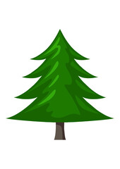 vector christmas tree for new year