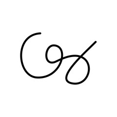 Random Linear Ripple Doodle Art