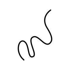 Random Linear Ripple Doodle Art