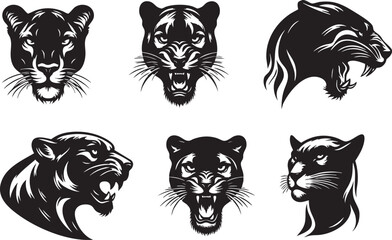 Majestic Panther Head Design for Exotic and Nature-Inspired Projects
