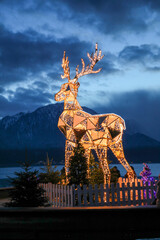 Christmas Market in Montreux, Switzerland