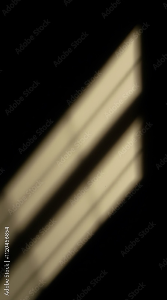 Poster light streaks: a mesmerizing abstract pattern of light streaks, casting long, diagonal shadows on a 