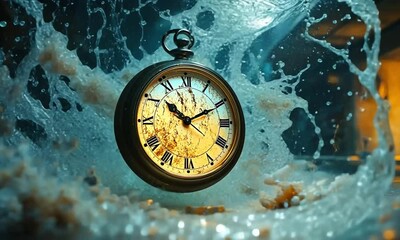 The Concept of time travel video animation