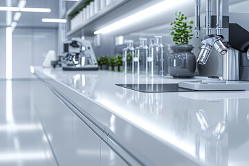 stem education, silver microscopes sparkle, dna models adorn, and the buzz of innovation resonates during the international day of women and girls in science