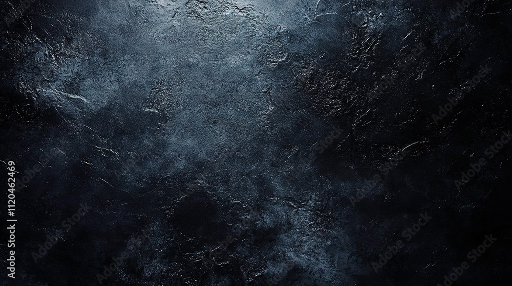 Poster dark abstract background with textured black surface for design