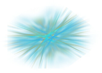 An abstract transparent iridescent color blur design element.